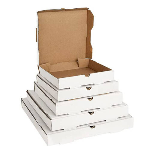 Hộp carton pizza trơn nhiều kích cỡ