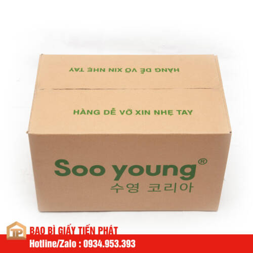 thùng in công ty Soo Young