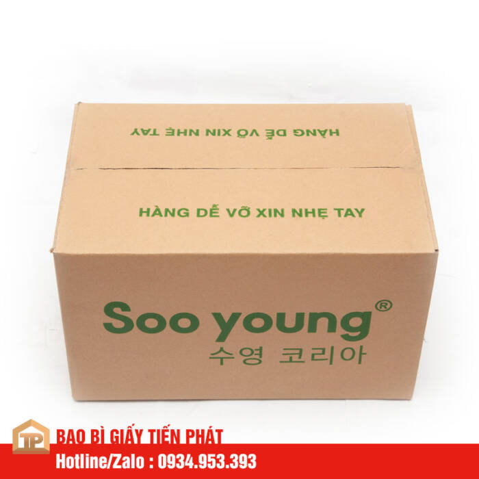 thùng in công ty Soo Young