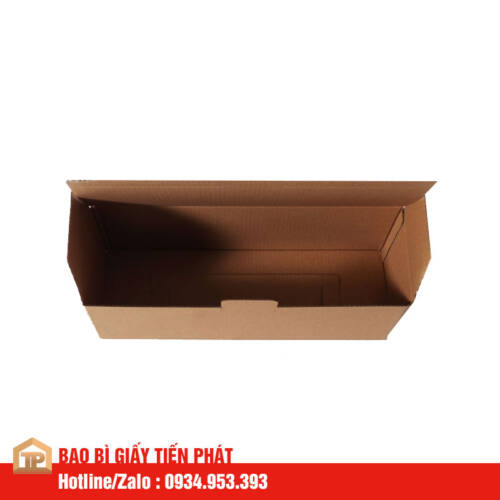 hộp carton 3 lớp đáy gài mẫu 11