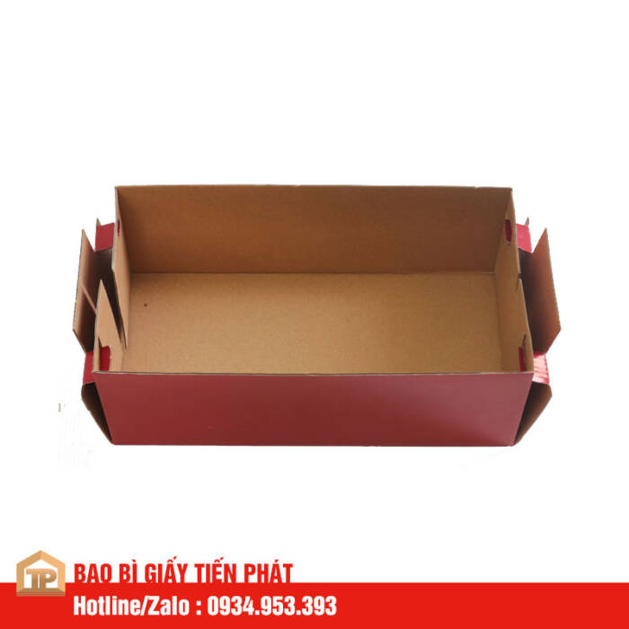 hộp carton 3 lớp đựng giày in flexo