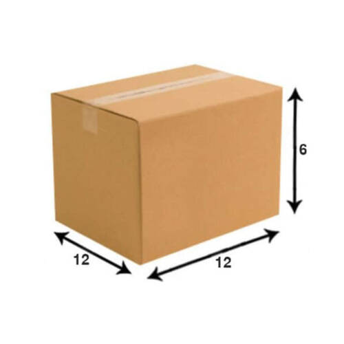 thùng carton 3 lớp không in 12x12x6