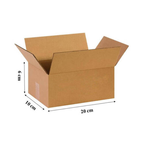 thùng carton 3 lớp không in 20x10x6