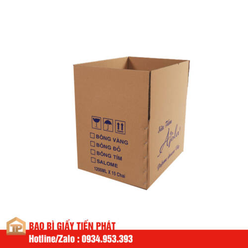 thùng carton 5 lớp in flexo mẫu 19